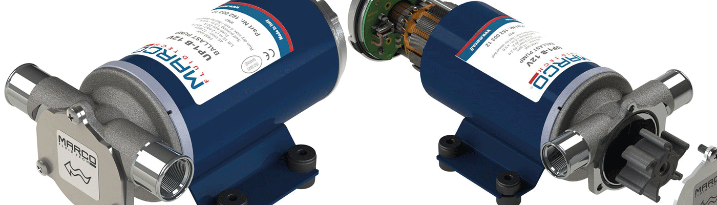 Bilge, Ballast & Grey Water Pumps with Flexible Impeller