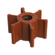 IMP2/V FKM Viton Rubber Impeller For UP1-J Pumps - Oil & Diesel Use