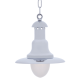 Small Fisherman’s Lantern (With Chain & Ceiling Rose) - Chrome With Clear Glass