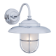 Swan Neck Wall Light with Hood & Grille