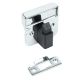 The 238 concealed drawer latch, in a chrome finish.