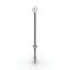 Removable Ski Pole in 316-grade stainless steel