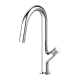 Cox Knurled kitchen mixer tap with pull-out head