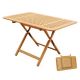 Solid Teak Collapsible Table