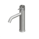 Brushed 316-grade stainless steel basin mixer tap (faucet)