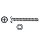 316-Grade Stainless Steel (A4) Phillips Pan Head Precision Screws & Nuts