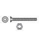 316-Grade Stainless Steel (A4) Torx Countersunk Precision Screws & Nuts