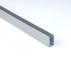 Aluminium Mounting Extrusion For PVC Neon Flex - Side View