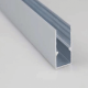 Aluminium Mounting Extrusion For PVC Neon Flex - Side View