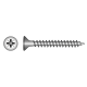 316-Grade Stainless Steel (A4) Self-Tapping PZ Countersunk Wood Screws