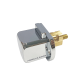 machined solid brass push button mechanism with chrome plated finish by Foresti & Suardi