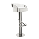 Fixed Height Stainless Steel Bar Stool with Rotation