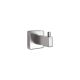 Dax chrome plated brass square robe hook