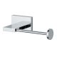 wall-mounted solid brass wc paper roll holder in chrome plated finish