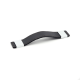 Leather Furniture Handle with Chrome Brackets