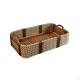 Handmade Teak & Rope Shoe Basket