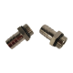 nickel plated brass hose fittings with 1/2