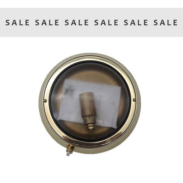 Brass Ceiling Light with Switch