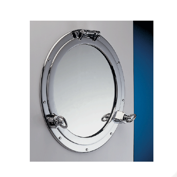 Chromium Plated Brass Opening Porthole Mirror