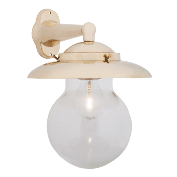 Side Arm Wall Light with Hood