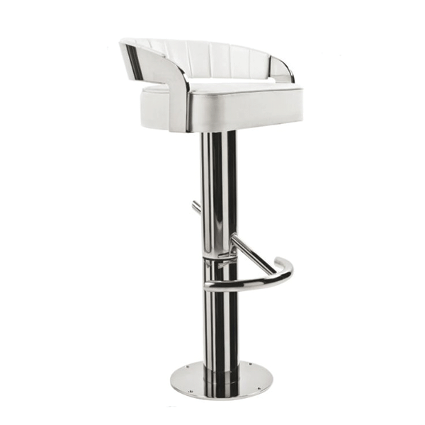 Fixed Height Stainless Steel Bar Stool