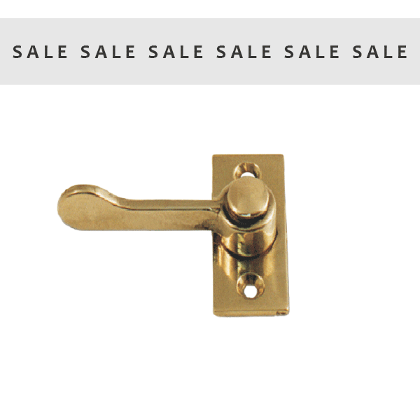 Cupboard Lever Catch - Brass