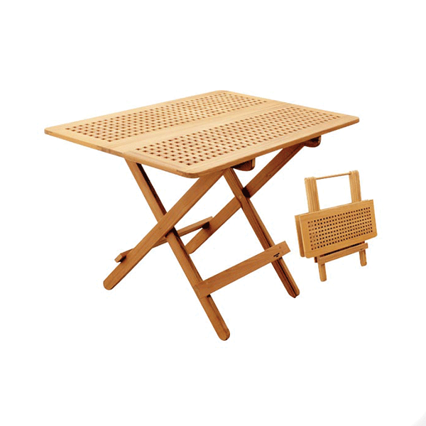 Solid Teak Folding Collapsible Table