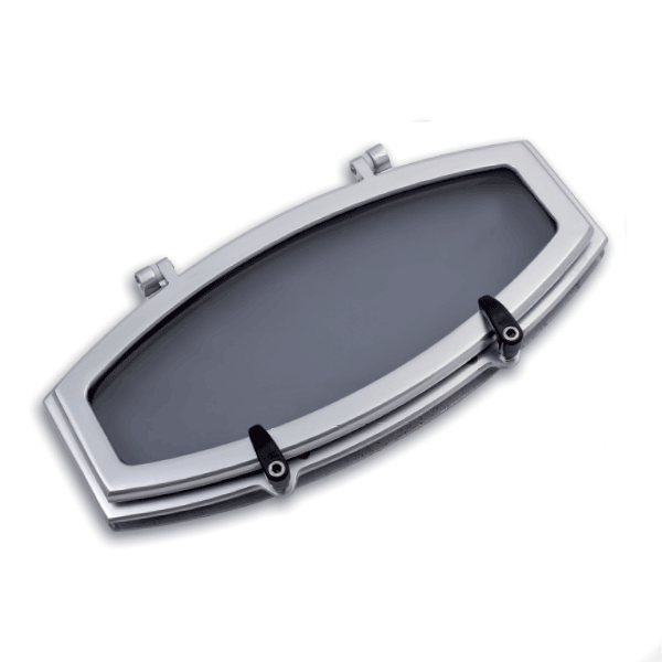 Elliptical Porthole - Anodised Aluminium 