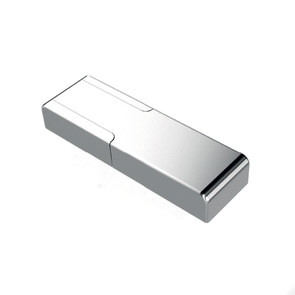 Large Surface-Mounted Hinge - Stainless Steel