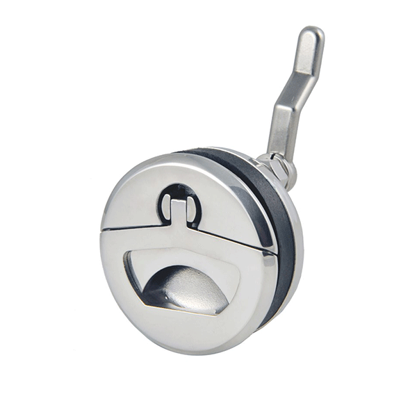 Stainless Steel Hatch Lock - No Lock - Round