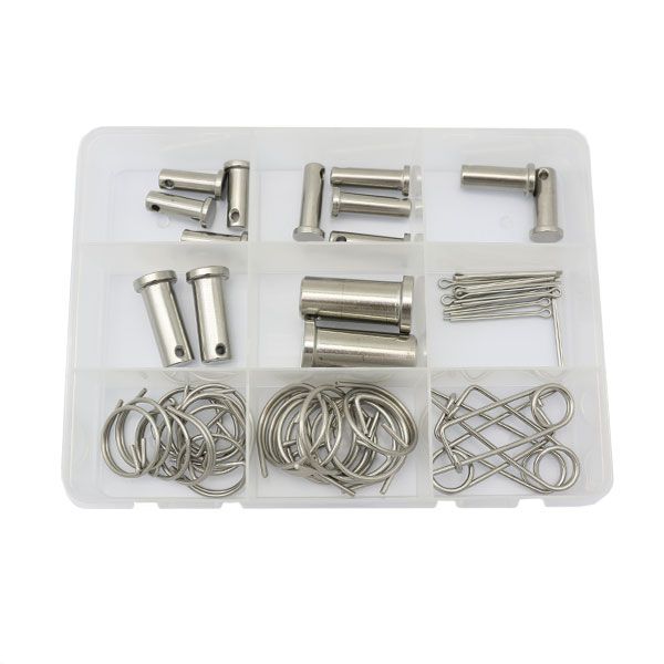 Cotter & Clevis Pin Assortment Box - 316 Stainless Steel