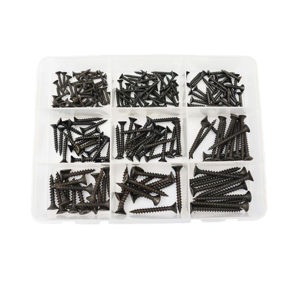 Black Torx Countersunk Flat Head Screw Assortment Box - 316 Stainless Steel