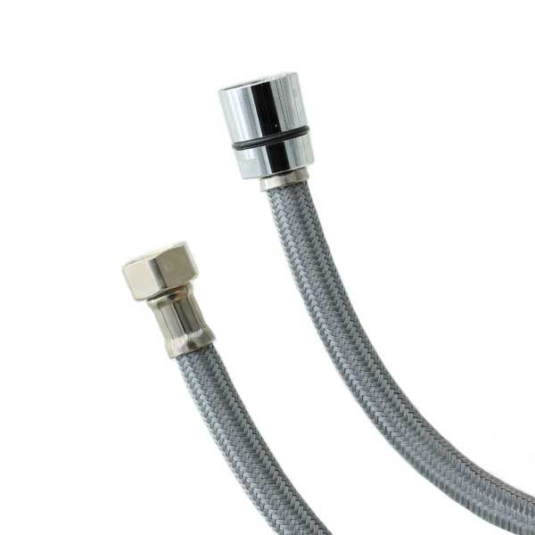 Grey Woven Nylon Shower Hose