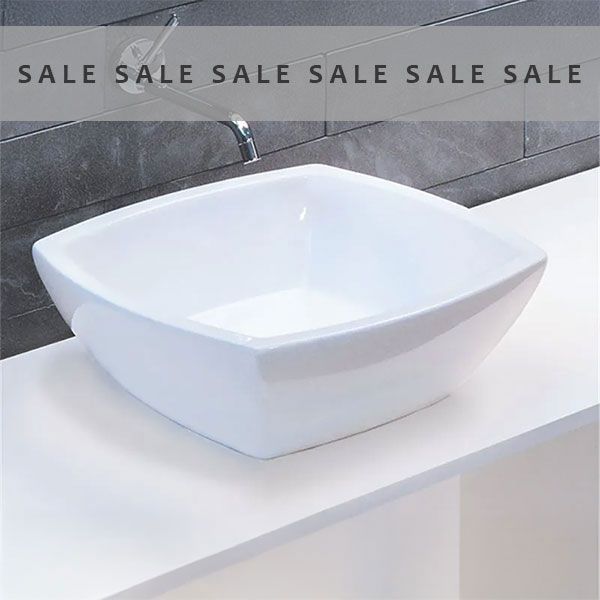 'Fuori Corner Quadro' Ceramic Sink