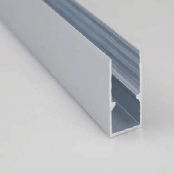 Aluminium Mounting Extrusion For PVC Neon Flex - Side View