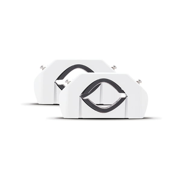 Punch Marine Diecast Wakeboard Tower Clamps - White