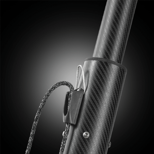 Telescopic Ø86mm Carbon Fibre Removable Sun Awning Pole