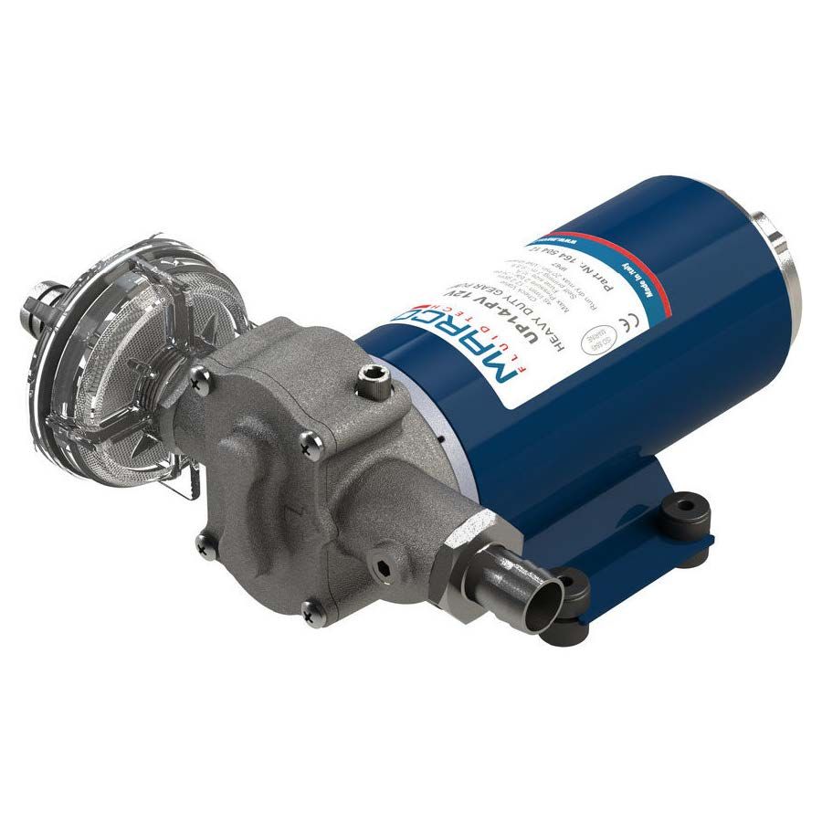 UP14-PV PTFE Gear Pump 46 l/min With Check Valve 