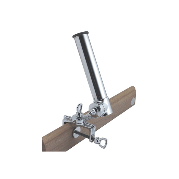 Removable Rod Holder With Universal Arm - Chrome