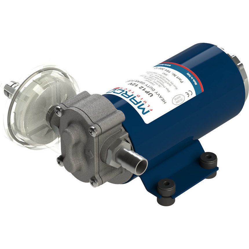 UP12-PV PTFE Gear Pump 36 l/min With Check Valve