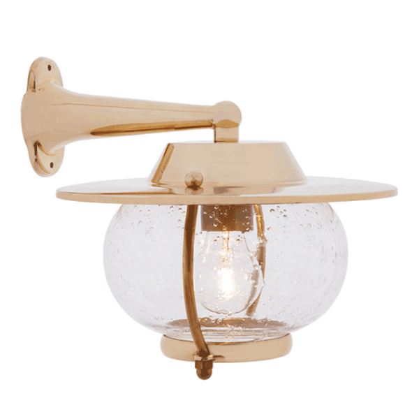 Side Arm Wall Light with Hood - 110Vac (US)