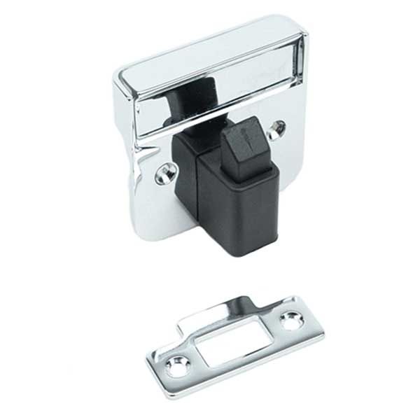 Concealed Flush Drawer Catch - Chrome