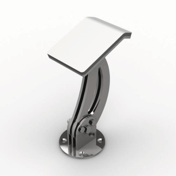 Stainless Steel Double Arm Tender Support - Fixed