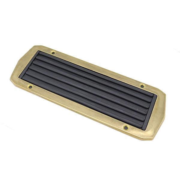 Step Plate with Rubber Insert