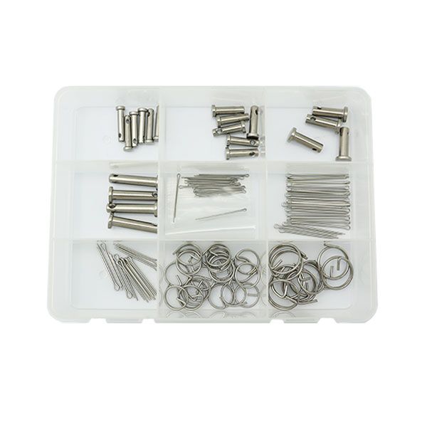 Cotter & Clevis Pin Assortment Box - 316 Stainless Steel