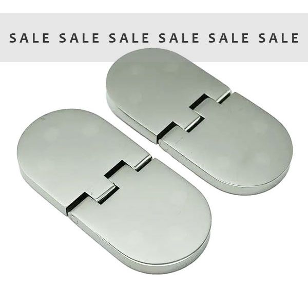 Stainless Steel Oval Hinge (Pair)