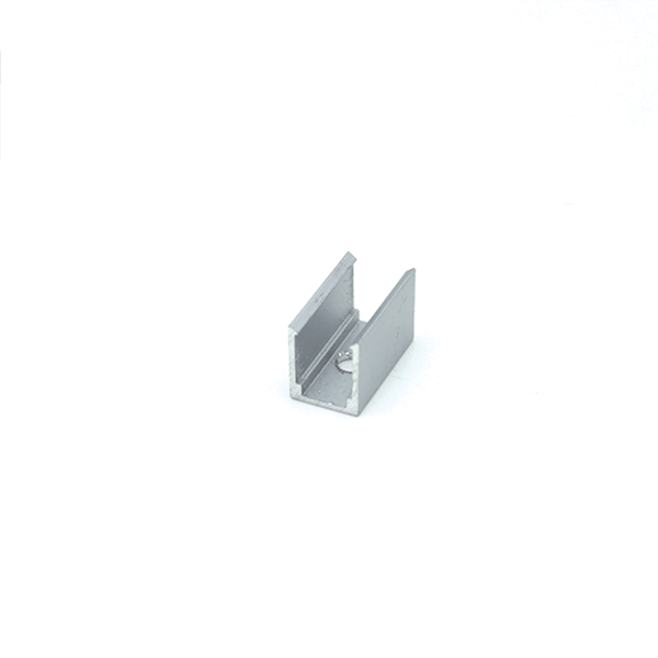 Aluminium Mounting Extrusion For Silicone Mini Neon Flex - Side View