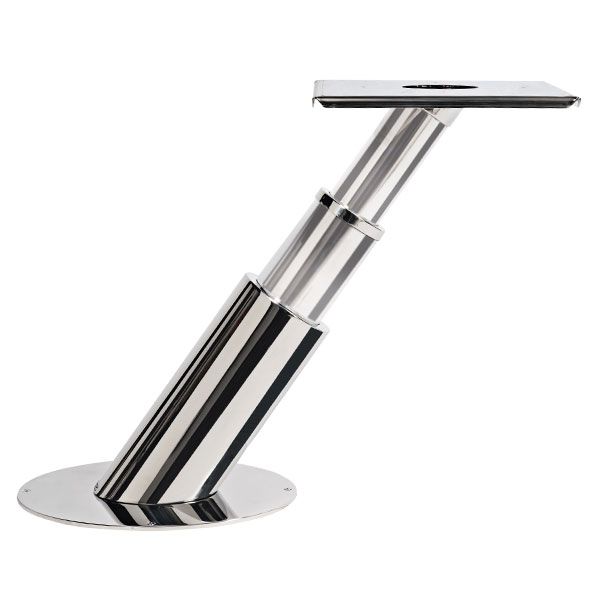 35° Incline Electric Pedestal - Stainless Steel and Anodised Aluminium