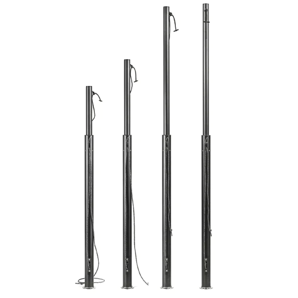 Telescopic O66mm Carbon Fibre Removable Sun Awning Pole