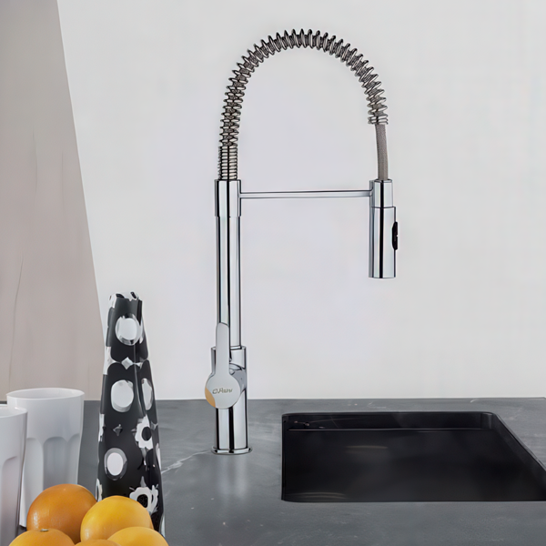 Paini mixer tap for modern galley kitchens